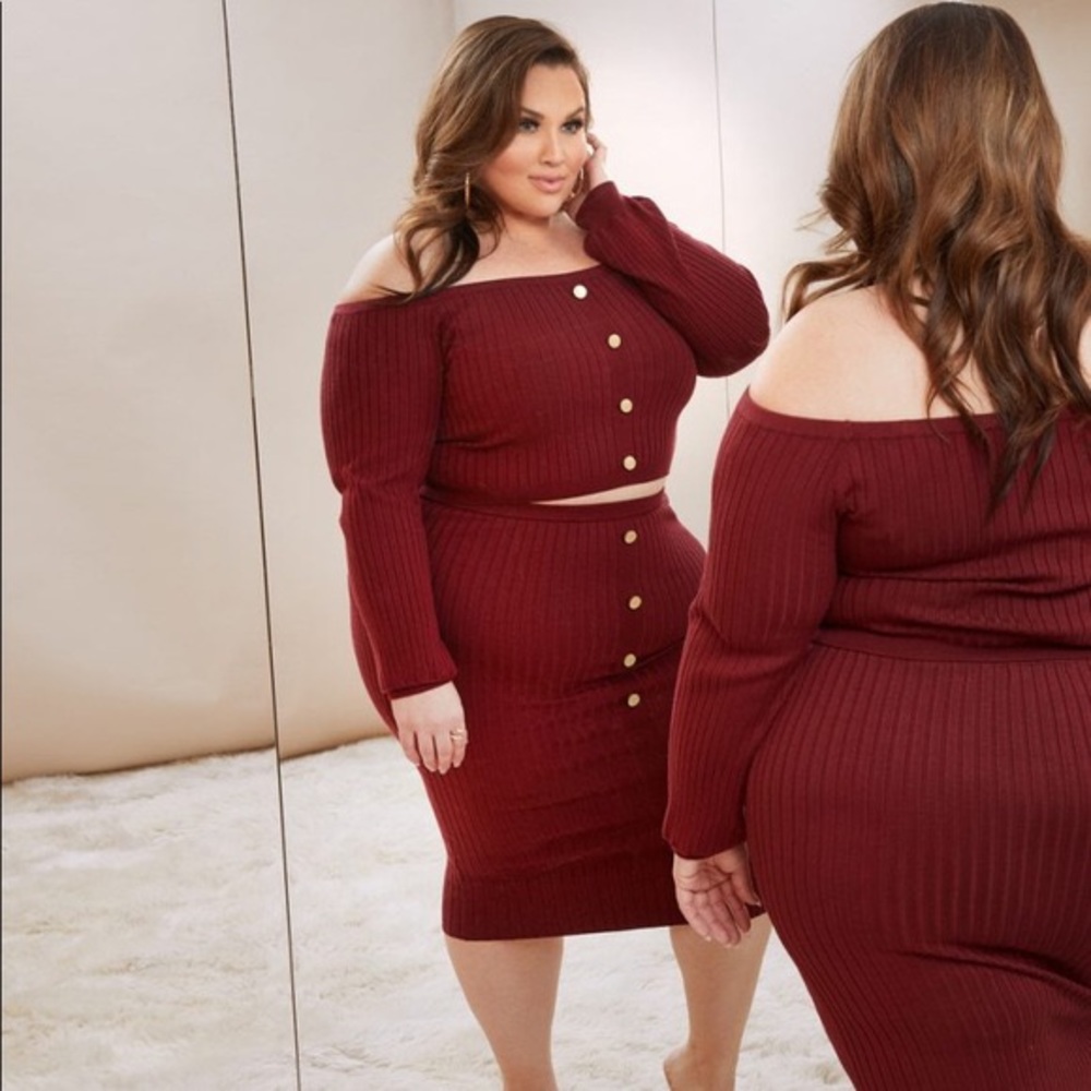 FTF x SRV Top & Skirt set